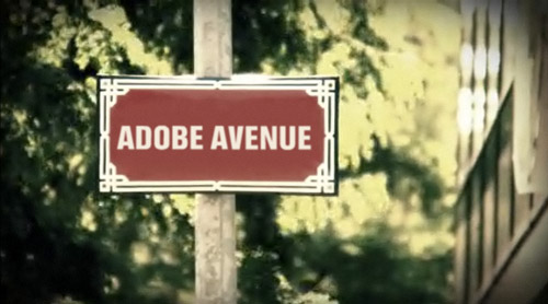 Adobe Avenue Sign